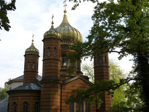 Die Russisch-orthodoxe Kapelle auf dem Historischen Friedhof
