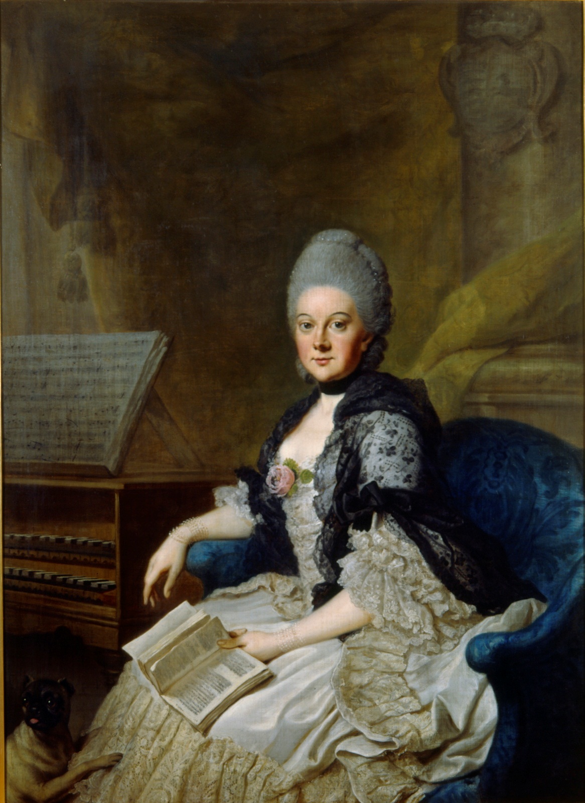 Herzogin Anna Amalia gemalt von Johann Georg Ziesenis