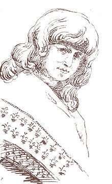 Christiane Vulpius, gezeichnet von Goethe